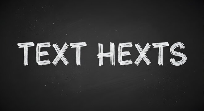 Text Hexes - A Bold and Modern Typography Design.