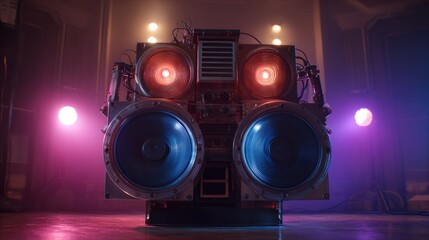 Large speaker system robot