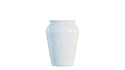 white vase 3D rendering