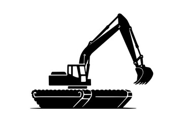 amphibious excavator