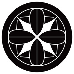 家紋です。丸に十二枚笹といいます。