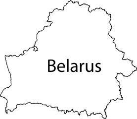 Belarus Map Design Vector Stock Photo