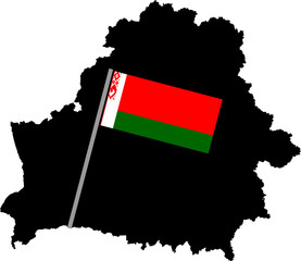 Belarus Map Design Vector Stock Photo
