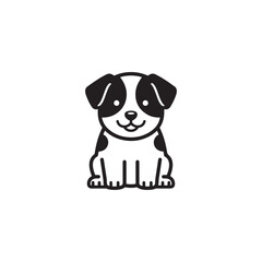 Fototapeta premium Cute cartoon pony with a flowing mane and tail