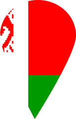 Belarus Map Design Vector Stock Photo