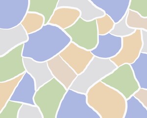 Hand drawn abstract illustration