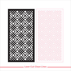 Unique Laser Cutting Pattern for Doors & Panels