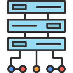 Obraz premium Server Icon