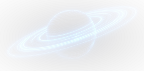 Planet PNG Vector Design with Galaxy and Cosmic Background.