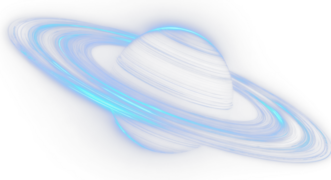 Universe Planets PNG Set for Astronomy and Space Design.