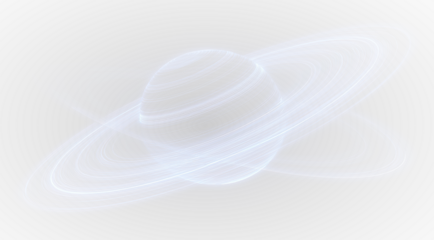 Cosmic Planet PNG Illustration with Solar System and Outer Space Elements.