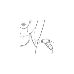 Group of brahman cattle silhouettes