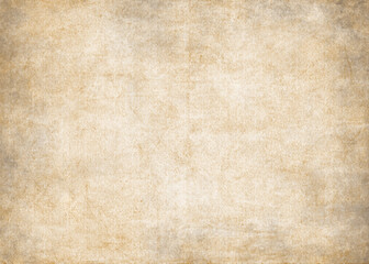 Fototapeta premium Vintage Antique Paper Texture Background. Old Aged Parchment for Design, Scrapbooking, Invitation, Retro Art Projects