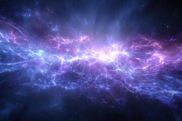 Naklejka premium Colorful Abstract Nebulae In Outer Space