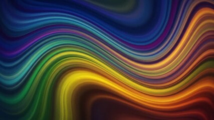 Abstract colorful animated background with swirling waves of bright vibrant colors