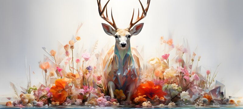 A piramid Broken , a small creature made of glass that is sitting in the palm of your hand,generative AI