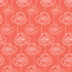 seamless pattern with roses