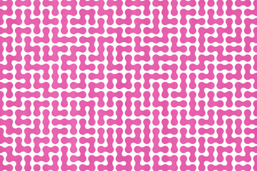 Fototapeta premium Abstract seamless pattern with geometric shape background with maze, labyrinth. Design for wallpaper, print, textile, banner, fabric, template, decorative, ornament, scrapbook, print, for baby, girl