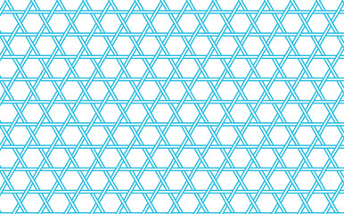 日本の伝統的な紋様（文様）素材。籠目紋様のシームレスな和風デザイン素材