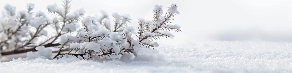 Obraz premium snow on white background.