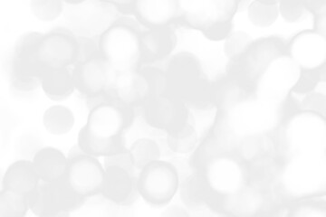 Gray natural bokeh on transparent background in abstract style for graphic design