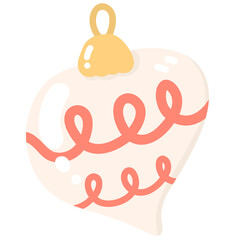 Cute Christmas Ornament Illustration