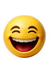 Fototapeta premium Joyful Laughing Emoji High quality Realistic image.