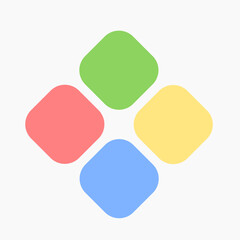 abstract background with colorful squares