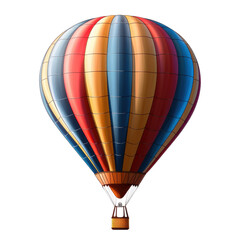 Fototapeta premium Hot air balloon isolated on transparent background