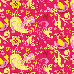 seamless pattern with birds