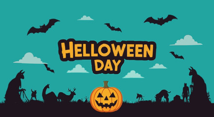 Helloween vector illustration - 38