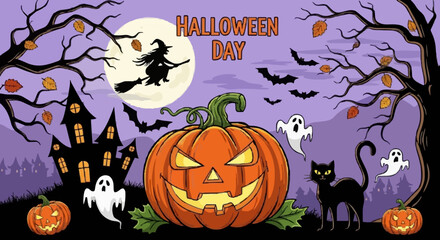 Helloween vector illustration - 2