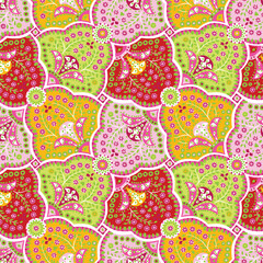 seamless pattern with strawberries