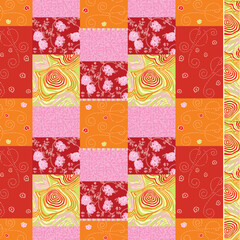 seamless pattern with flowers