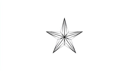 Obraz premium Abstract star design graphic