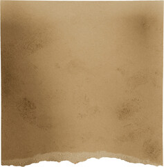 Brown Burnt Textured Old Paper Piece