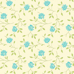 seamless pattern with flowers