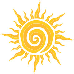 Spiral Sun Design