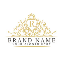 Vintage typographic decorative ornament design elements vector illustration