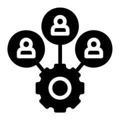 stakeholder glyph icon