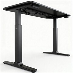 Modern Black Standing Desk with Electric Adjustment
