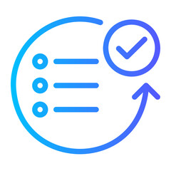 approved gradient icon