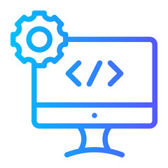computer gradient icon