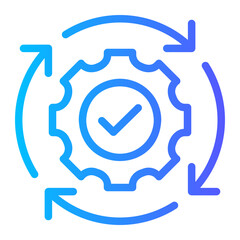 criteria gradient icon