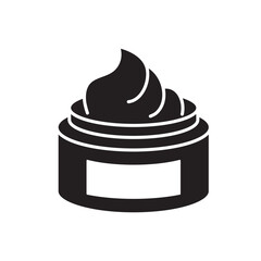 face cosmetic cream icon vector 