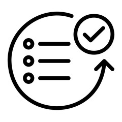 approved line icon