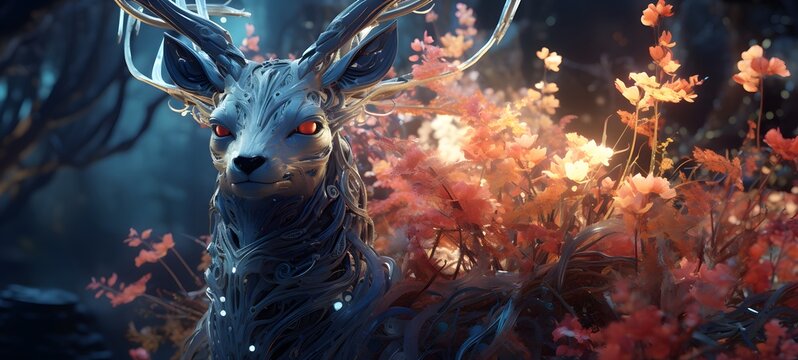 A ziz demon , a small creature made of glass that is sitting in the palm of your hand,generative AI