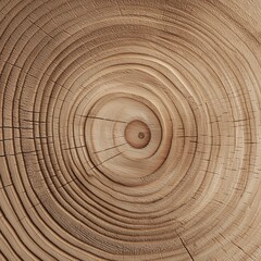 Naklejka premium Wood surface showing natural tree ring growth pattern