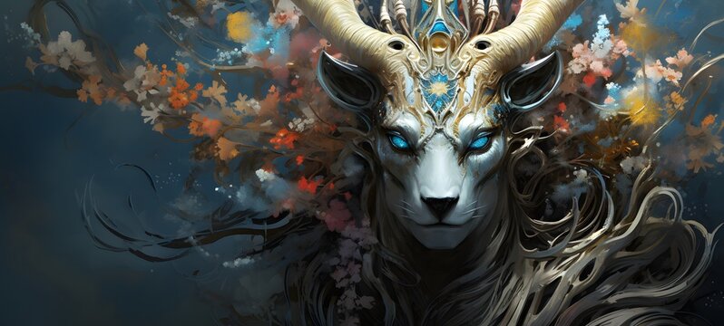 A ziz demon , a small creature made of glass that is sitting in the palm of your hand,generative AI