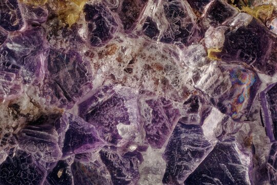 Macro clinohore crystals with iridescent sheen from Biser deposit, Perm Krai- rare mineral beauty for collectors and geologists. 3.7X magnification